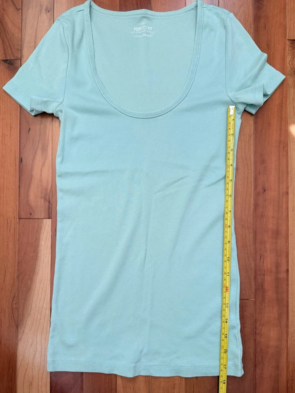 J. Crew Sage Green Scoop Neck Short Sleeve Tee